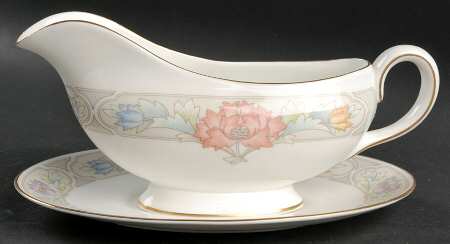Peony Gravy Boat & Underplate