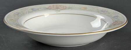 Peony Rim Soup Bowl