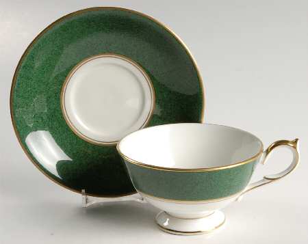 President Footed Cup & Saucer Set