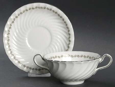 Princelea Flat Cream Soup Bowl & Saucer Set