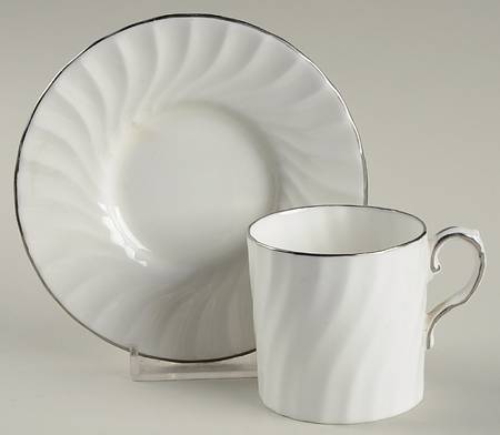 Purity Flat Demitasse Cup & Saucer Set