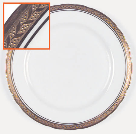 Regency White (Scalloped) Salad Plate