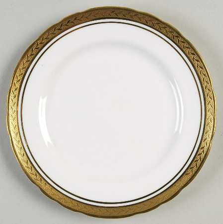 Regency White (Scalloped) Bread & Butter Plate