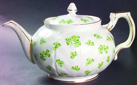Shamrock (Crocus, Coupe Shape) Mini Teapot & Lid