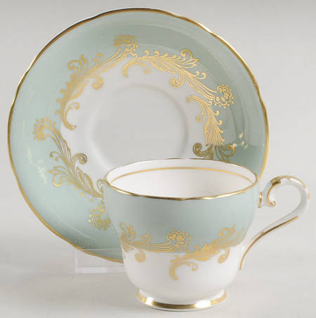 Sherwood Footed Demitasse Cup & Saucer Set
