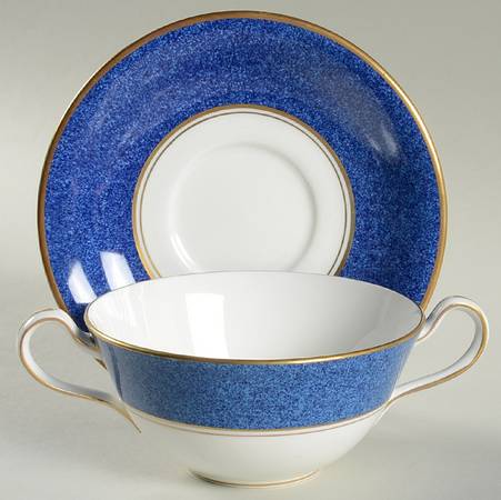 Sheraton Flat Cream Soup Bowl & Saucer Set