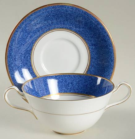 Sheraton Flat Cream Soup Bowl & Saucer Set