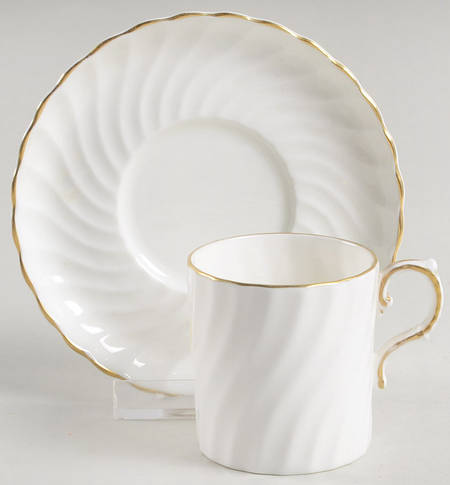 Simplicity Flat Demitasse Cup & Saucer Set