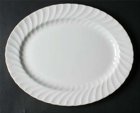 Simplicity 13" Oval Serving Platter