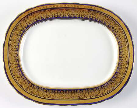 Simcoe (Scalloped) 11" Oval Serving Platter