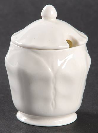 Snow Crocus Mustard Jar & Lid