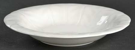 Snow Crocus Rim Soup Bowl