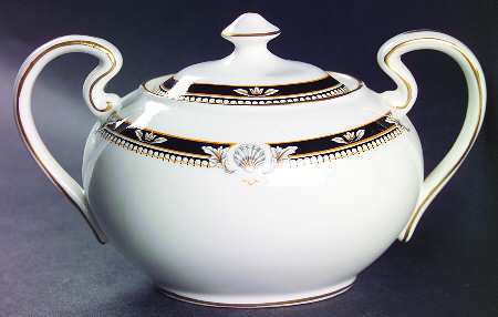 South Pacific Black Sugar Bowl & Lid