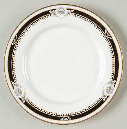 South Pacific Black Bread & Butter Plate