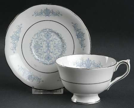 Venetian (Scalloped) Footed Cup & Saucer Set