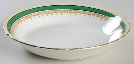 Wendover Green Coupe Soup Bowl