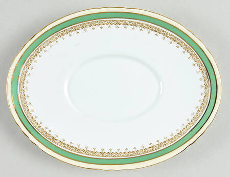 Wendover Green Underplate for Gravy Boat