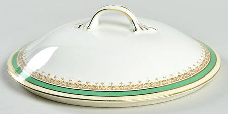 Wendover Green Lid for Round Vegetable