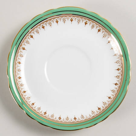 Wendover Green Saucer for Cream Soup Bowl
