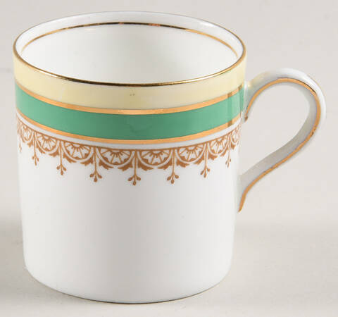 Wendover Green Flat Demitasse Cup