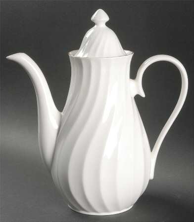 Whisper Gold Trim Coffee Pot & Lid