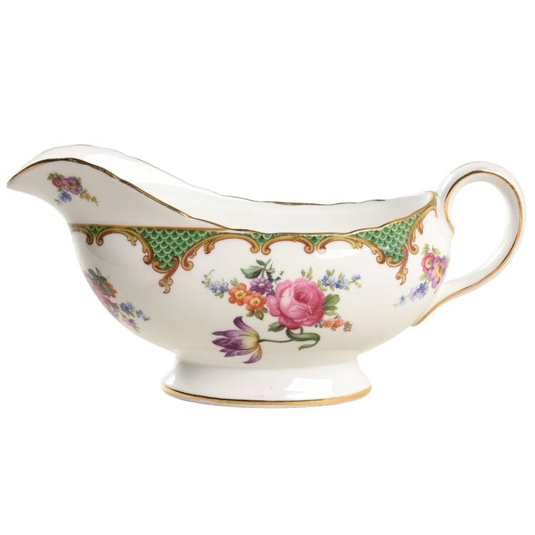 Wilton Green Gravy Boat