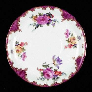 Wilton Pink Red (Scalloped) Saucer for Cream Soup Bowl