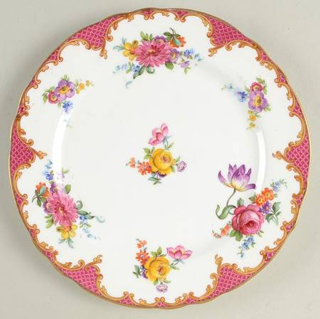 Wilton Pink Red (Scalloped) Salad Plate