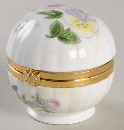 Wild Tudor Round Hinged Box by John  Aynsley & Sons