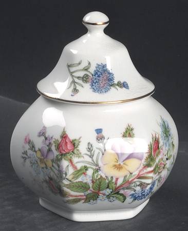 Wild Tudor Hexagonal Covered Caddy by John  Aynsley & Sons