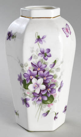 Wild Violets Large Ginger Jar No Lid