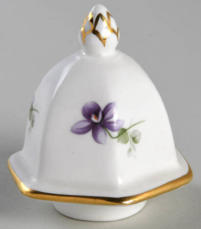 Wild Violets Lid for Large Ginger Jar