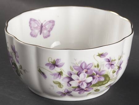 Wild Violets 4" Variete Bowl