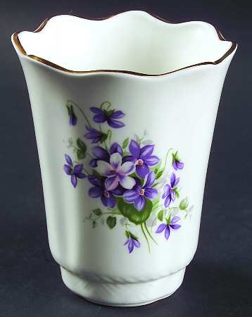 Wild Violets 4" Vase