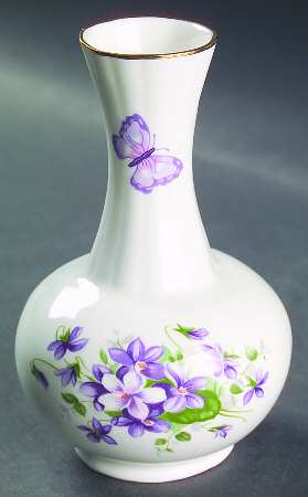 Wild Violets 5" Vase