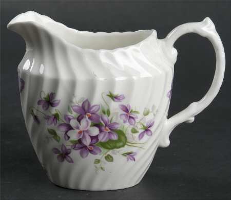 Wild Violets Creamer by John  Aynsley & Sons