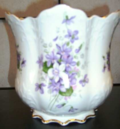 Wild Violets Large Cachepot