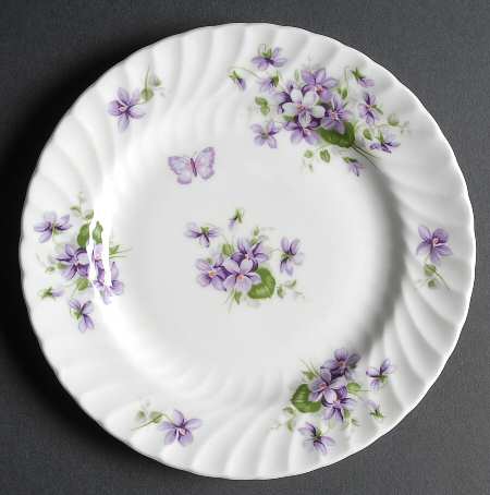 Wild Violets Dessert/Pie Plate