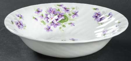 Wild Violets Coupe Cereal Bowl