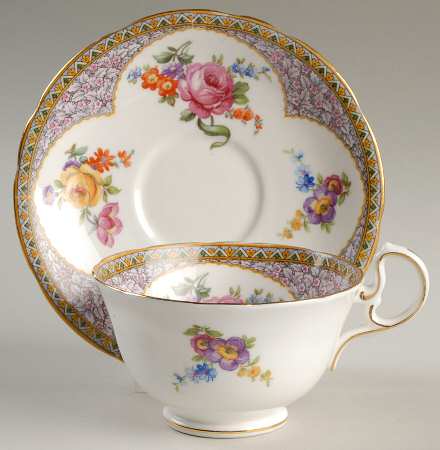 Footed Cup & Saucer Set
