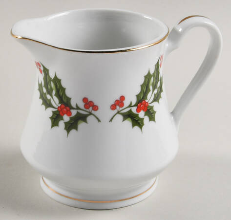 Christmas Holly (Porcelain) Creamer