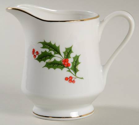 Christmas Holly (Porcelain) Creamer