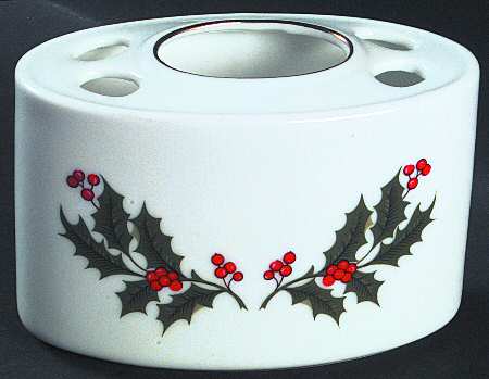Christmas Holly (Porcelain) Toothbrush Holder