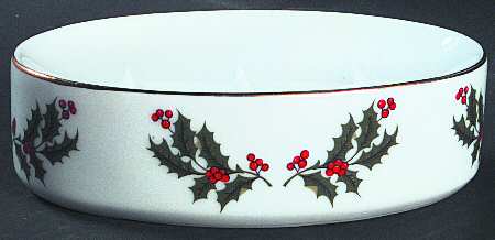 Christmas Holly (Porcelain) Soap Dish