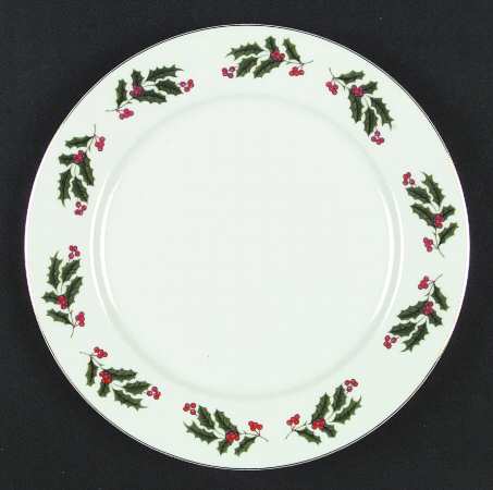 Christmas Holly (Porcelain) Dinner Plate