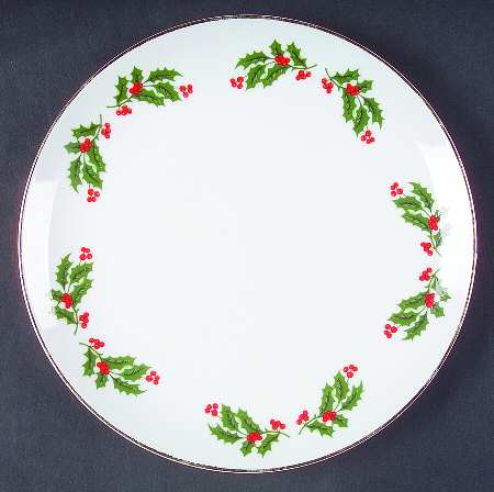 Christmas Holly (Porcelain) Salad Plate