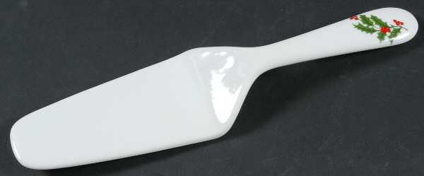 Christmas Holly (Porcelain) Solid Ceramic Pie/Cake Server
