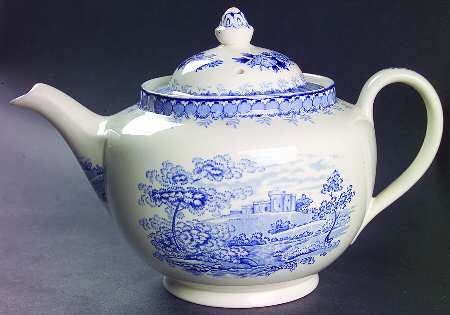 Woodland Blue Teapot & Lid