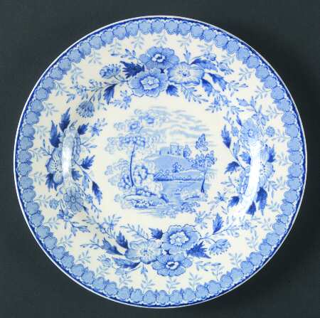 Woodland Blue Bread & Butter Plate