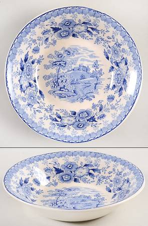 Woodland Blue Fruit/Dessert (Sauce) Bowl